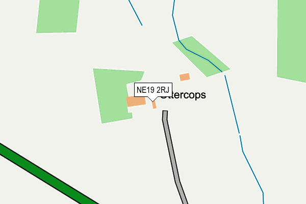 NE19 2RJ map - OS OpenMap – Local (Ordnance Survey) NE19 2RJ map - OS OpenMap – Local (Ordnance Survey)