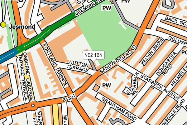 NE2 1BN map - OS OpenMap – Local (Ordnance Survey) NE2 1BN map - OS OpenMap – Local (Ordnance Survey)
