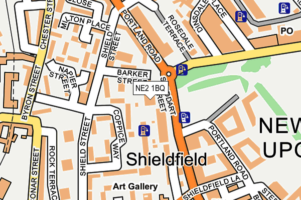 NE2 1BQ map - OS OpenMap – Local (Ordnance Survey) NE2 1BQ map - OS OpenMap – Local (Ordnance Survey)