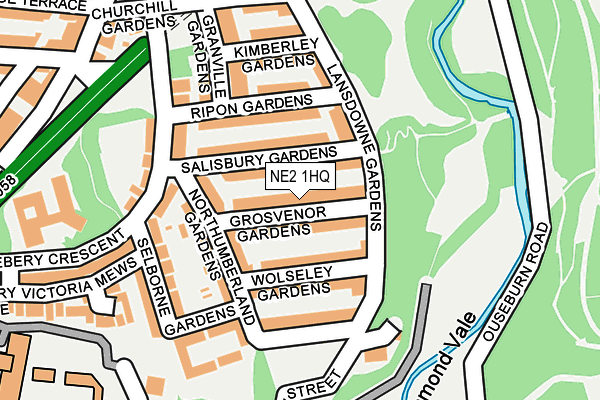 NE2 1HQ map - OS OpenMap – Local (Ordnance Survey) NE2 1HQ map - OS OpenMap – Local (Ordnance Survey)