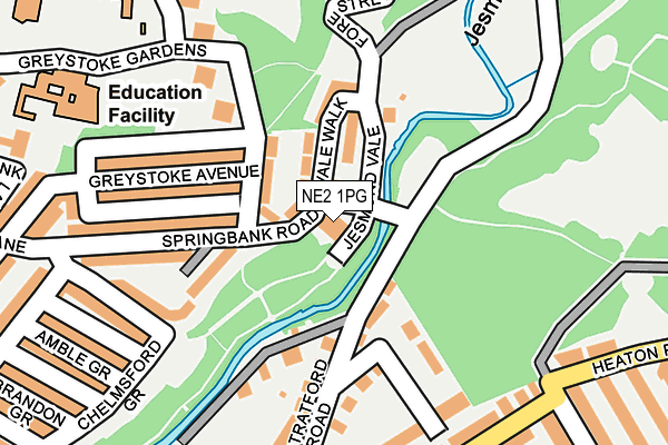 NE2 1PG map - OS OpenMap – Local (Ordnance Survey) NE2 1PG map - OS OpenMap – Local (Ordnance Survey)