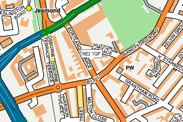 NE2 1QP map - OS OpenMap – Local (Ordnance Survey) NE2 1QP map - OS OpenMap – Local (Ordnance Survey)