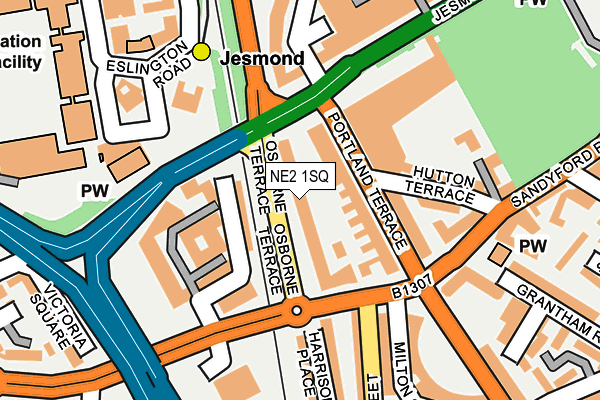 NE2 1SQ map - OS OpenMap – Local (Ordnance Survey) NE2 1SQ map - OS OpenMap – Local (Ordnance Survey)