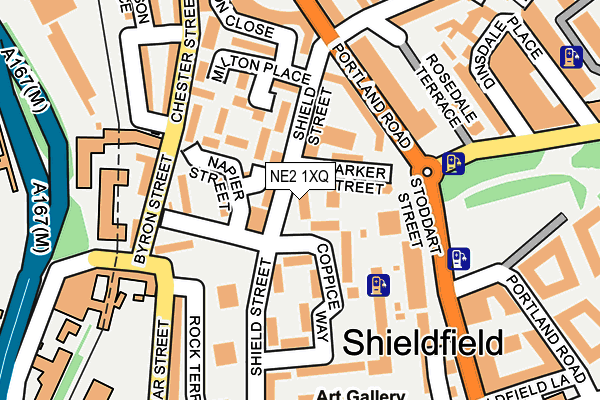 NE2 1XQ map - OS OpenMap – Local (Ordnance Survey) NE2 1XQ map - OS OpenMap – Local (Ordnance Survey)