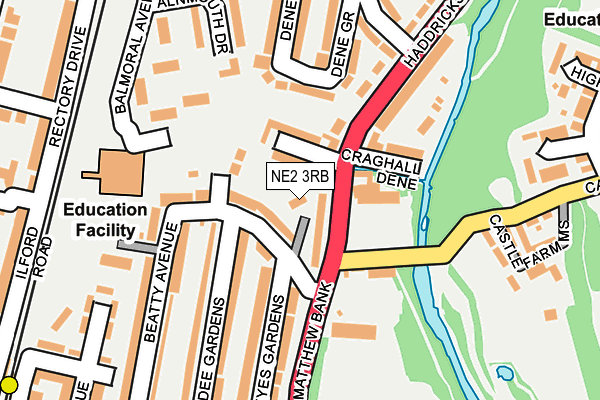NE2 3RB map - OS OpenMap – Local (Ordnance Survey) NE2 3RB map - OS OpenMap – Local (Ordnance Survey)