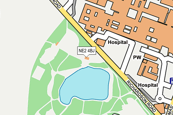 NE2 4BJ map - OS OpenMap – Local (Ordnance Survey) NE2 4BJ map - OS OpenMap – Local (Ordnance Survey)