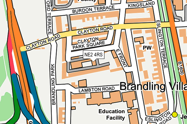 NE2 4RS map - OS OpenMap – Local (Ordnance Survey) NE2 4RS map - OS OpenMap – Local (Ordnance Survey)