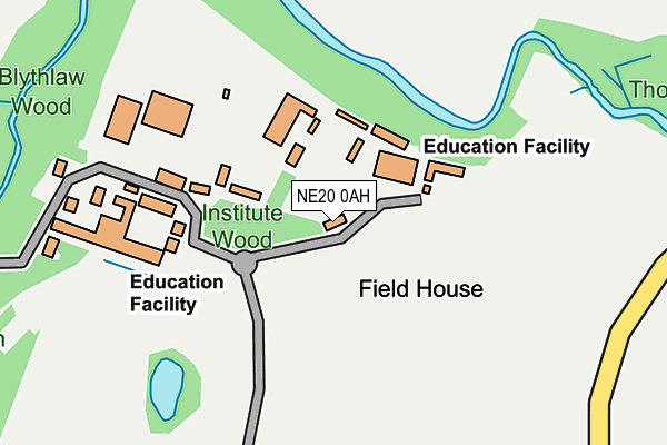 NE20 0AH map - OS OpenMap – Local (Ordnance Survey) NE20 0AH map - OS OpenMap – Local (Ordnance Survey)