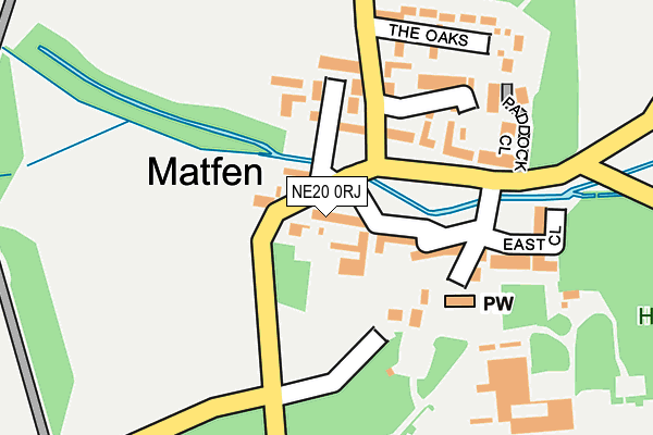 NE20 0RJ map - OS OpenMap – Local (Ordnance Survey) NE20 0RJ map - OS OpenMap – Local (Ordnance Survey)