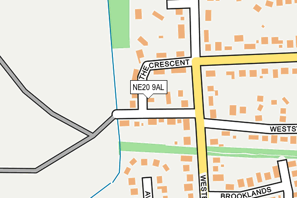 NE20 9AL map - OS OpenMap – Local (Ordnance Survey) NE20 9AL map - OS OpenMap – Local (Ordnance Survey)
