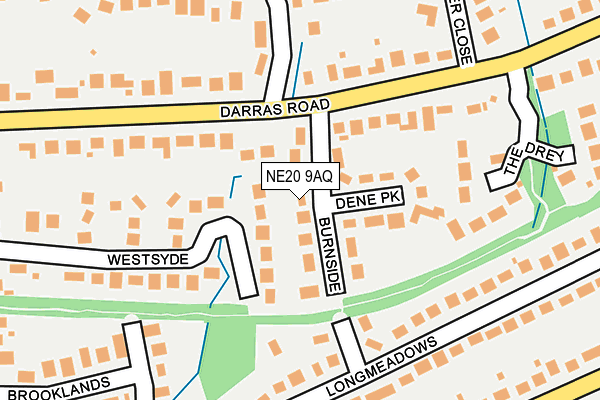 NE20 9AQ map - OS OpenMap – Local (Ordnance Survey) NE20 9AQ map - OS OpenMap – Local (Ordnance Survey)