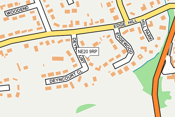 NE20 9RP map - OS OpenMap – Local (Ordnance Survey) NE20 9RP map - OS OpenMap – Local (Ordnance Survey)