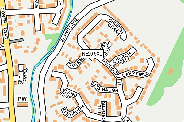 NE20 9XL map - OS OpenMap – Local (Ordnance Survey) NE20 9XL map - OS OpenMap – Local (Ordnance Survey)