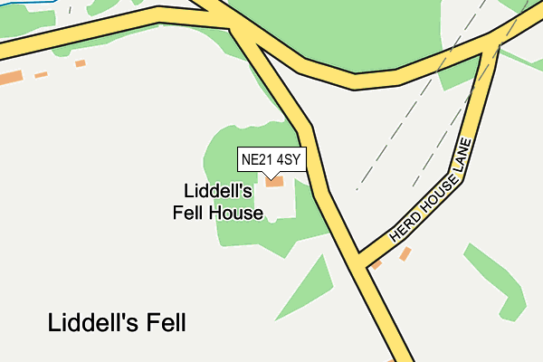 NE21 4SY map - OS OpenMap – Local (Ordnance Survey) NE21 4SY map - OS OpenMap – Local (Ordnance Survey)