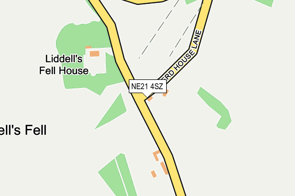 NE21 4SZ map - OS OpenMap – Local (Ordnance Survey) NE21 4SZ map - OS OpenMap – Local (Ordnance Survey)