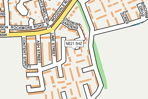 NE21 5HZ map - OS OpenMap – Local (Ordnance Survey) NE21 5HZ map - OS OpenMap – Local (Ordnance Survey)