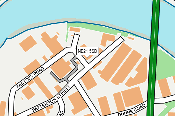 NE21 5SD map - OS OpenMap – Local (Ordnance Survey) NE21 5SD map - OS OpenMap – Local (Ordnance Survey)