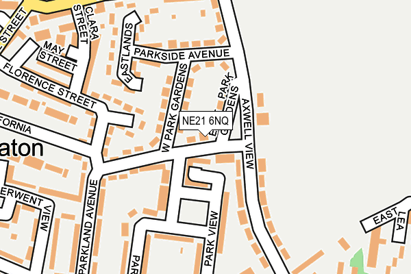 NE21 6NQ map - OS OpenMap – Local (Ordnance Survey) NE21 6NQ map - OS OpenMap – Local (Ordnance Survey)