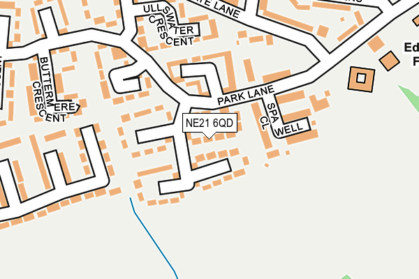NE21 6QD map - OS OpenMap – Local (Ordnance Survey) NE21 6QD map - OS OpenMap – Local (Ordnance Survey)