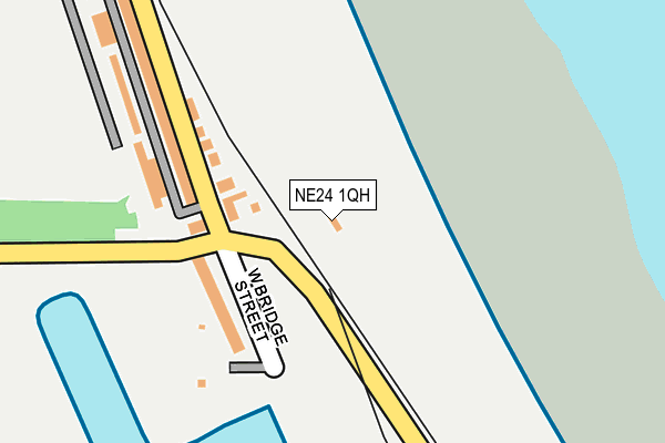NE24 1QH map - OS OpenMap – Local (Ordnance Survey) NE24 1QH map - OS OpenMap – Local (Ordnance Survey)