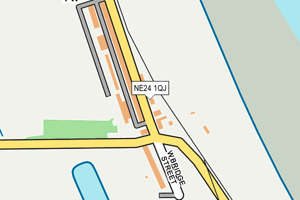 NE24 1QJ map - OS OpenMap – Local (Ordnance Survey) NE24 1QJ map - OS OpenMap – Local (Ordnance Survey)