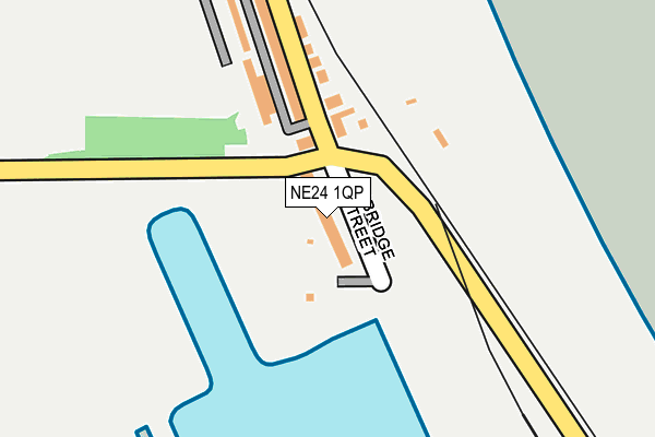 NE24 1QP map - OS OpenMap – Local (Ordnance Survey) NE24 1QP map - OS OpenMap – Local (Ordnance Survey)