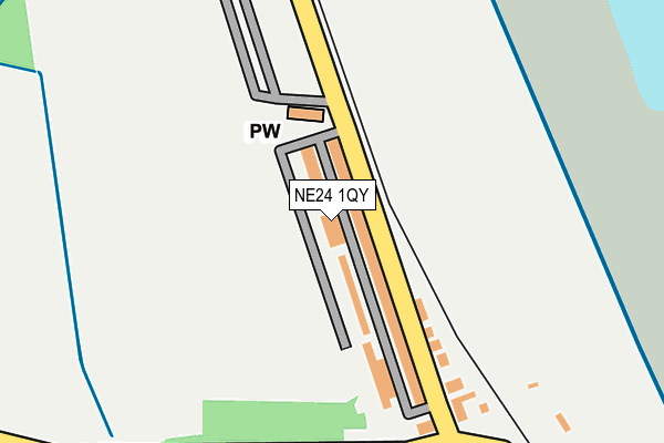 NE24 1QY map - OS OpenMap – Local (Ordnance Survey) NE24 1QY map - OS OpenMap – Local (Ordnance Survey)