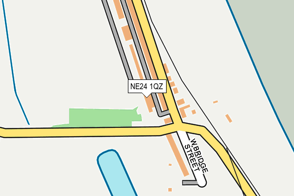 NE24 1QZ map - OS OpenMap – Local (Ordnance Survey) NE24 1QZ map - OS OpenMap – Local (Ordnance Survey)