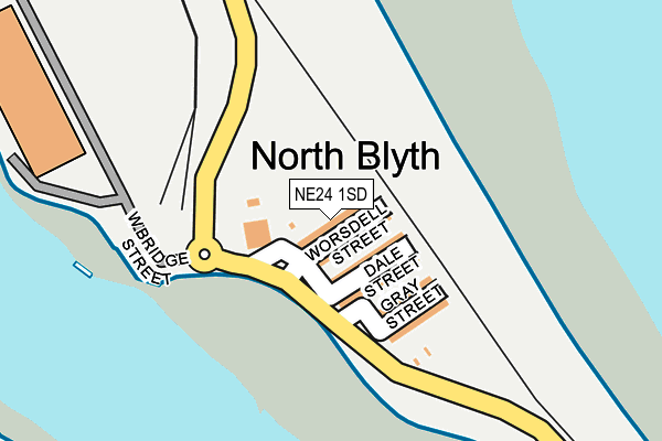 NE24 1SD map - OS OpenMap – Local (Ordnance Survey) NE24 1SD map - OS OpenMap – Local (Ordnance Survey)