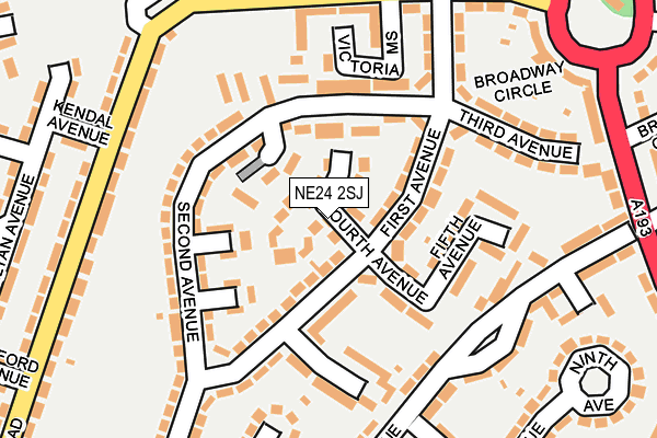 NE24 2SJ map - OS OpenMap – Local (Ordnance Survey) NE24 2SJ map - OS OpenMap – Local (Ordnance Survey)