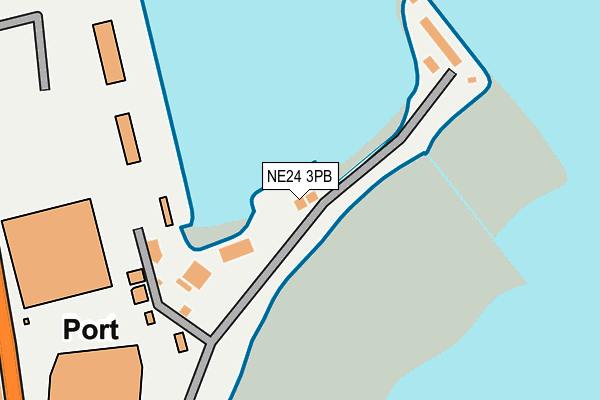 NE24 3PB map - OS OpenMap – Local (Ordnance Survey) NE24 3PB map - OS OpenMap – Local (Ordnance Survey)