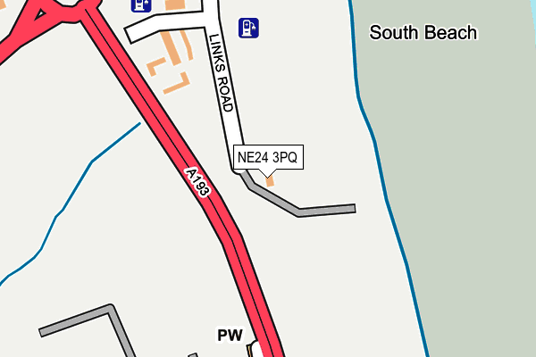 NE24 3PQ map - OS OpenMap – Local (Ordnance Survey) NE24 3PQ map - OS OpenMap – Local (Ordnance Survey)