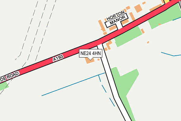NE24 4HN map - OS OpenMap – Local (Ordnance Survey) NE24 4HN map - OS OpenMap – Local (Ordnance Survey)