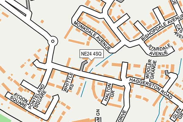 NE24 4SQ map - OS OpenMap – Local (Ordnance Survey) NE24 4SQ map - OS OpenMap – Local (Ordnance Survey)