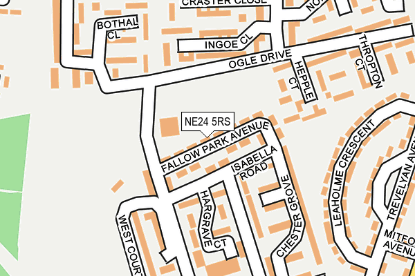 NE24 5RS map - OS OpenMap – Local (Ordnance Survey) NE24 5RS map - OS OpenMap – Local (Ordnance Survey)