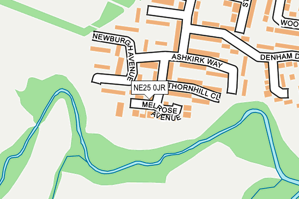 NE25 0JR map - OS OpenMap – Local (Ordnance Survey) NE25 0JR map - OS OpenMap – Local (Ordnance Survey)