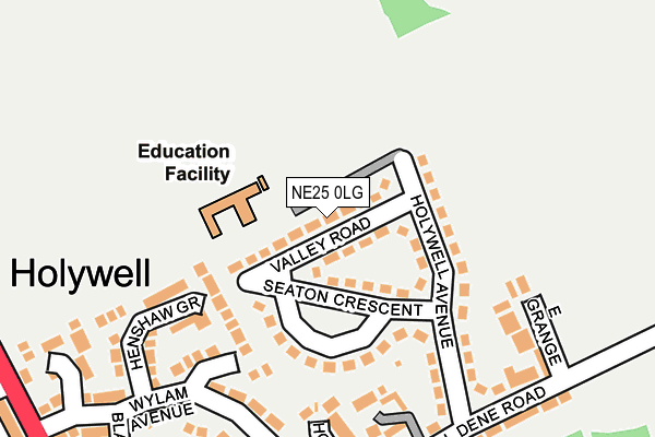 NE25 0LG map - OS OpenMap – Local (Ordnance Survey) NE25 0LG map - OS OpenMap – Local (Ordnance Survey)