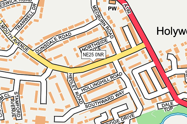 NE25 0NR map - OS OpenMap – Local (Ordnance Survey) NE25 0NR map - OS OpenMap – Local (Ordnance Survey)