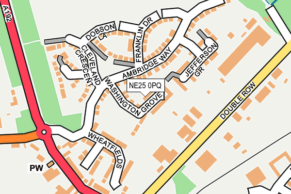 NE25 0PQ map - OS OpenMap – Local (Ordnance Survey) NE25 0PQ map - OS OpenMap – Local (Ordnance Survey)