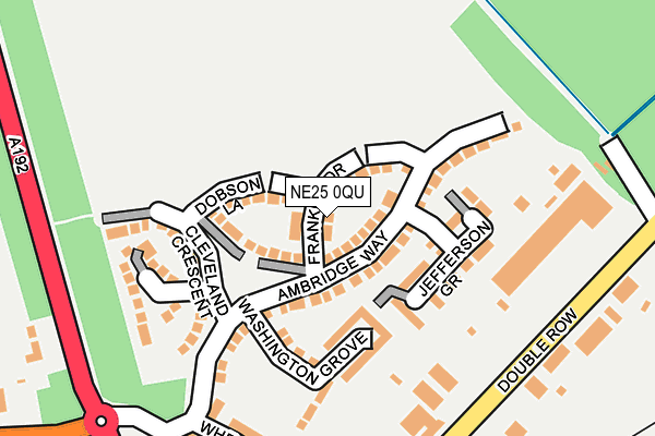 NE25 0QU map - OS OpenMap – Local (Ordnance Survey) NE25 0QU map - OS OpenMap – Local (Ordnance Survey)