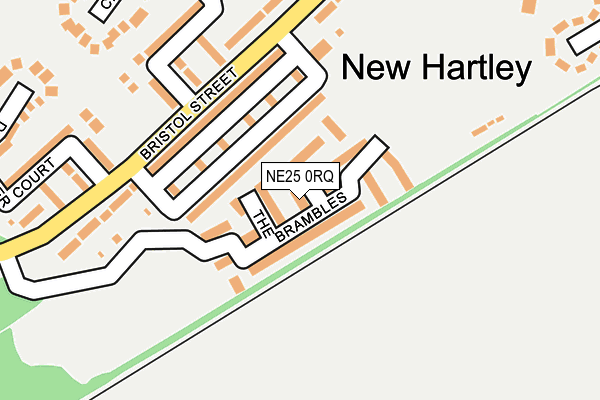 NE25 0RQ map - OS OpenMap – Local (Ordnance Survey) NE25 0RQ map - OS OpenMap – Local (Ordnance Survey)