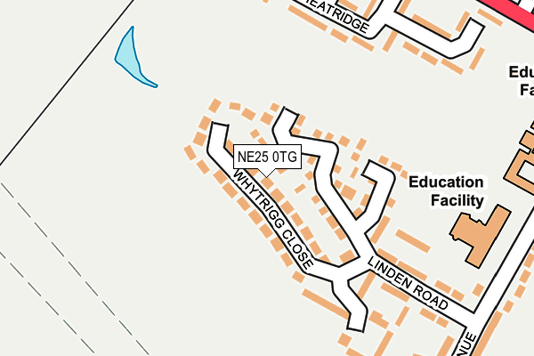 NE25 0TG map - OS OpenMap – Local (Ordnance Survey) NE25 0TG map - OS OpenMap – Local (Ordnance Survey)