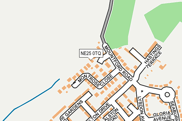 NE25 0TQ map - OS OpenMap – Local (Ordnance Survey) NE25 0TQ map - OS OpenMap – Local (Ordnance Survey)