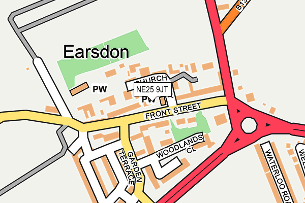 NE25 9JT map - OS OpenMap – Local (Ordnance Survey) NE25 9JT map - OS OpenMap – Local (Ordnance Survey)
