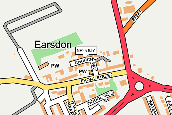 NE25 9JY map - OS OpenMap – Local (Ordnance Survey) NE25 9JY map - OS OpenMap – Local (Ordnance Survey)