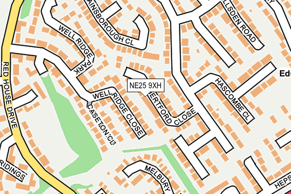 NE25 9XH map - OS OpenMap – Local (Ordnance Survey) NE25 9XH map - OS OpenMap – Local (Ordnance Survey)