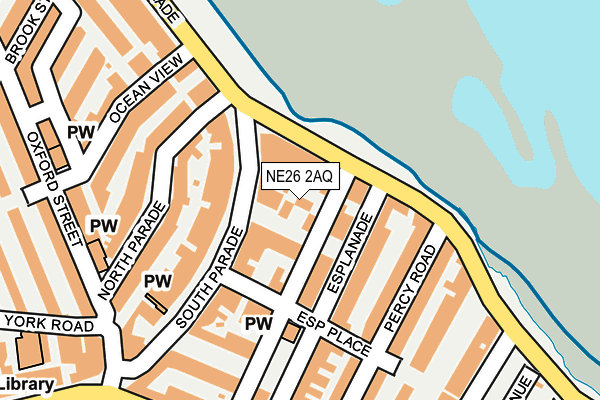 NE26 2AQ map - OS OpenMap – Local (Ordnance Survey) NE26 2AQ map - OS OpenMap – Local (Ordnance Survey)