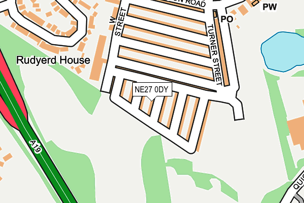 NE27 0DY map - OS OpenMap – Local (Ordnance Survey) NE27 0DY map - OS OpenMap – Local (Ordnance Survey)