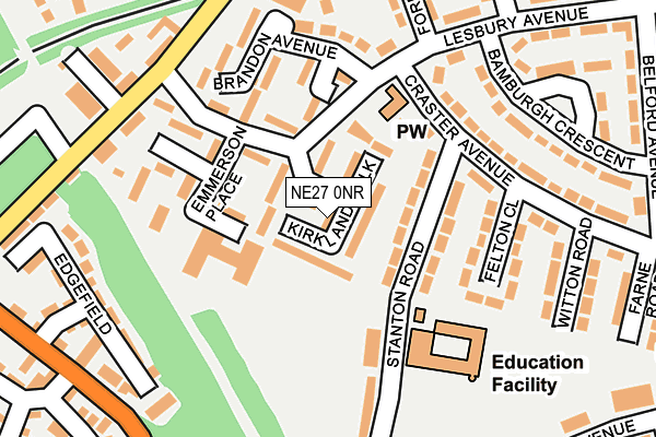 NE27 0NR map - OS OpenMap – Local (Ordnance Survey) NE27 0NR map - OS OpenMap – Local (Ordnance Survey)