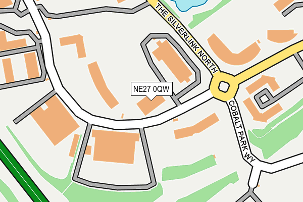 NE27 0QW map - OS OpenMap – Local (Ordnance Survey) NE27 0QW map - OS OpenMap – Local (Ordnance Survey)
